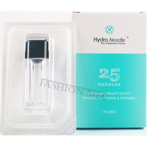 0.25mm Hydra 25 needles Titanium Tips Bottle Roller for Anti-aging Wrinkle remove Acne Reduce Pore Tighten Whiten Import Bottle