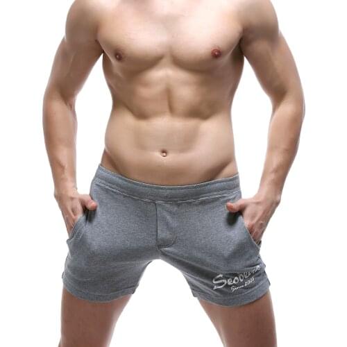 Cotton casual street clothing mens shorts jogging fitness mens sports pants brand sportswear bodybuilding mens clothing