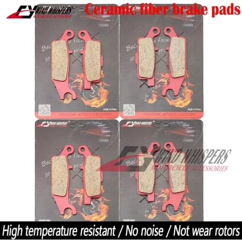 Motorcycle Ceramic Front Rear Brake Pads For Honda CBF1000 CBF 1000 (Non ABS) 2006-2010 CBF 1000 F (FA) (Non ABS) 2010-2015