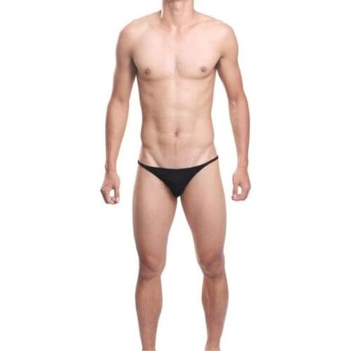 Mens almost naked smooth vibe brief, sexy U-convex design low rise briefs, free shipping