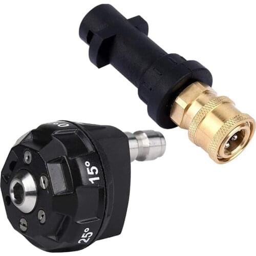 High Pressure Washer Nozzle Tip High Pressure Washer Adapter For K2 To K7 6 In 1 Quick Conversion Nozzle Tip, 4000 PSI