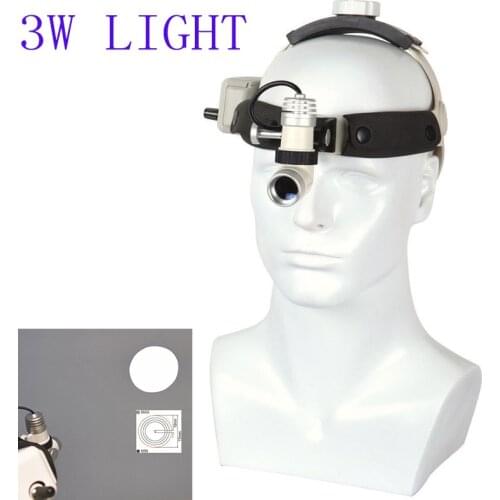 3W ENT High Light Spot LED Inspection Lamp Dental Surgical Wireless Headlight LED Headlamp