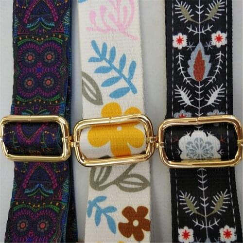 New Luxury Detachable Adjustable Bags Strap Nylon Women Handbag Shoulder Bag Replacement Bag Handle Buckle Belts Parts Accessori