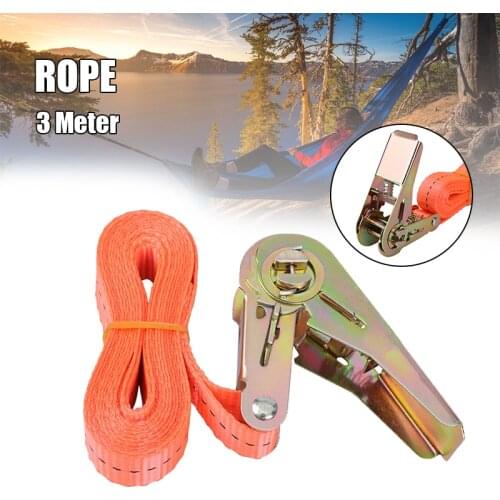 NEW 3Meter Hammock Straps Camping Heavy Duty Hammock Tree Straps Set Outdoor Camping Triangle Hammock Special Rope