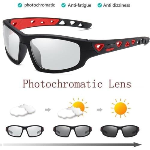 ORON Sport Photochromic Polarized Sunglasses Cycling Eyewear Bicycle Glass Bike Bicycle Riding Fishing Sun Glasses for Male
