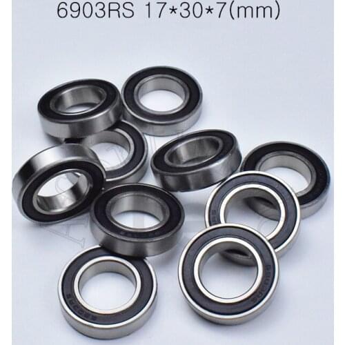 6903RS 17*30*7(mm) 10piece bearing abec-5 rubber sealed bearing Thin wall bearing 6903 6903RS chrome steel bearing