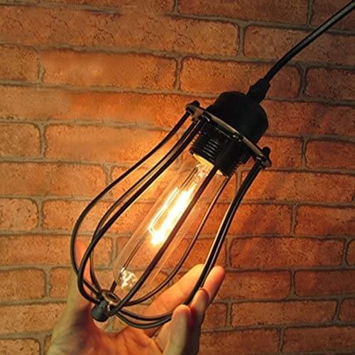 Industrial Vintage Pendant Chandelier Loft Lampshade Edison Lamp Light Cafe Bar