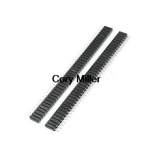 Male to Female 2.54mm Pitch 40 Pins IC Socket Connector