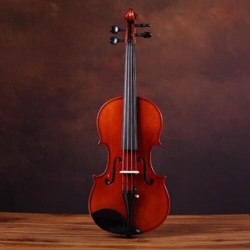 Special Violin Tiger Pattern Handmade Student Adult Solid Wood for Examination