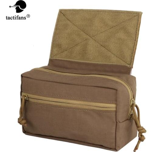 Tactical Drop Down AMMO Magazine Utility Belly Pouch MOLLE Waist Military Airsoft Paintball For TMC LBT JPC MK3 Vest Chest Rig