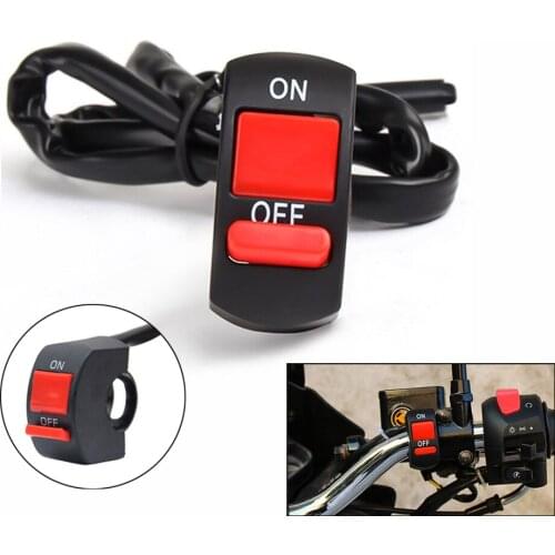 For Suzuki gs 500e gsx 250 6001400 650f rgv 250 gsr 600 750 22mm Universal Motorcycle Handlebar Flameout Switch ON OFF Button