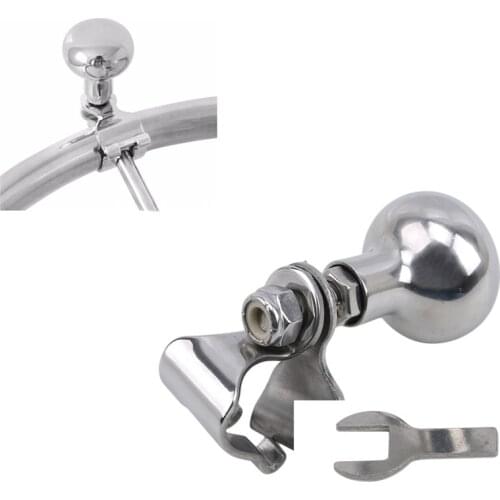 Universal Stainless Steel Steering Wheel Spinner Heavy Duty Car Truck Marine Boat Handle Suicide Power Knob