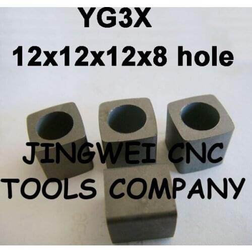 YG3X Carbide Power Feed Contact 12X12X12X8 for Wire Cut EDM Parts