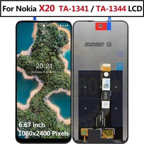 For Nokia x20 LCD Display Touch Screen Digitizer Assembly Replace Repair For NokiaX20 display X20 LCD free shipping + tools