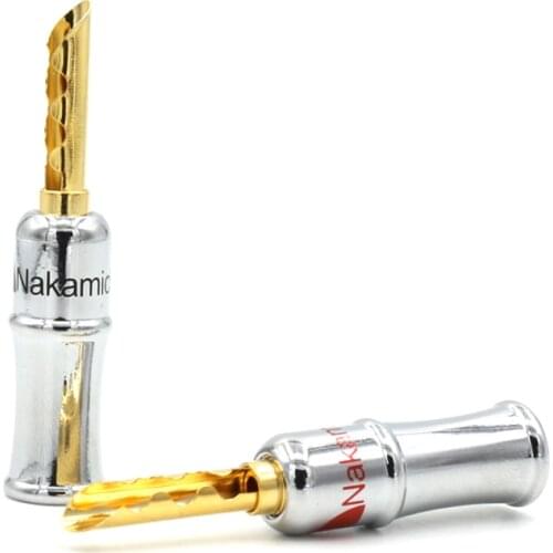 10pcs Nakamichi Banana Plug ,Connector Gold Plated Speaker CF-BFA plug