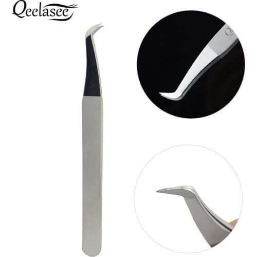 2/5/10 pcs no logo AS09 Volume Eyelash Tweezers 3D-6D Volume Eyelash Extension Best Quality Fan Lash Tweezers Private Label