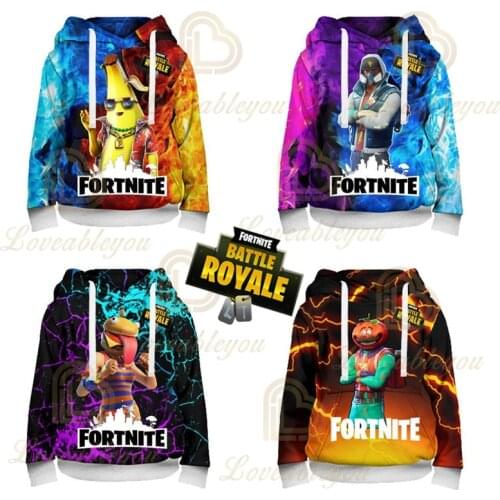 3d Sweatshirt Fortnite Shoot Game Battle Royale Victory Sudaderas Children Kids Boys Girls Tops Hoodies Baby Clothes