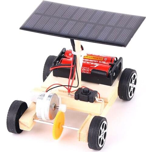 Solar Energy Battery dual-drive Toys Car Diy Educational Toys Assembled Making Invention Science Experiment Toy blocks Model
