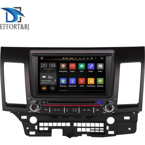 Android 9.0 Car DVD for MITSUBISHI LANCER iO 2007-2016 3/4G GPS radio video player with BT WIFI RDS Steering wheel multimedia