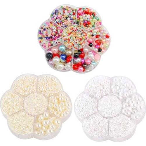 2/3/4/5/6/8/10mm Simulation Pearl Beads DIY Jewelry Bracelet Earring Necklace Craft Making Supplies Gift for Women Girl