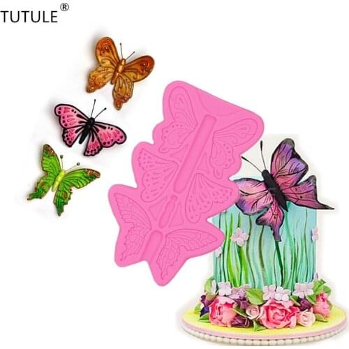 Gadgets filigreed butterfly Silicone mold, molds for polymer clay, epoxy resin and food mold, food-grade silicone