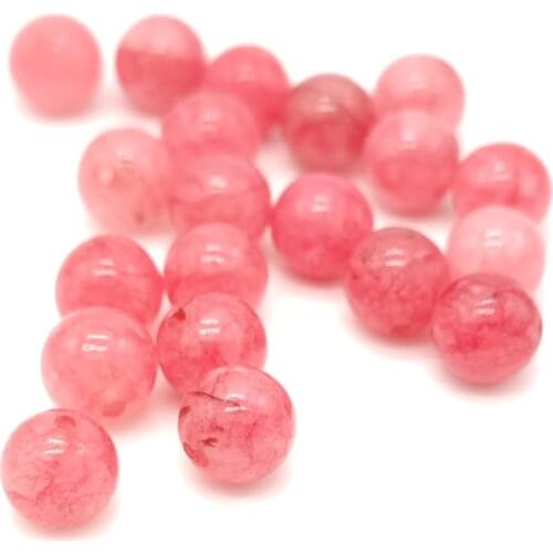 Rhodochrosite Natural Stone Round Loose Spacer Beads 8mm Making Bracelet Necklace Jewelry Accessories