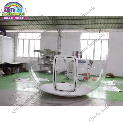 Outdoor 3m diameter inflatable clear bubble house tent, approval waterproof transparent inflatable igloo tent for camping