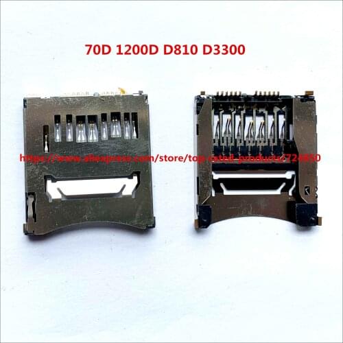Original New SD Memory Card Slot Holder For Canon EOS 70D 1200D For Nikon D810 D3300 Slr Camera Repair Part