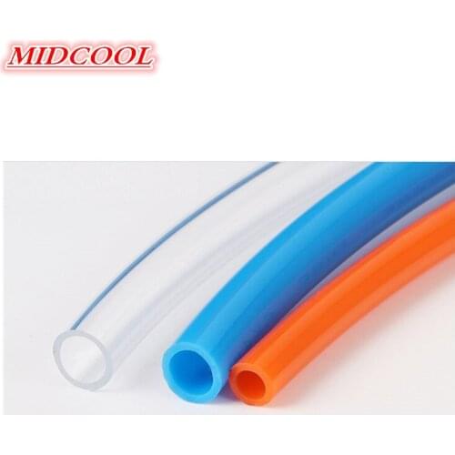 High Pressure PU Tube Pneumatic Parts 4mm OD x 2.5mm ID 10mm OD x 6.5mm ID