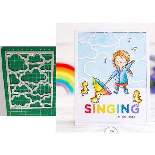 Cutting Dies Cloud Hollow Background Frame DIY Mold Paper Metal Craft Dies for Card Making Cut Dies 2021 Embossing New Molds