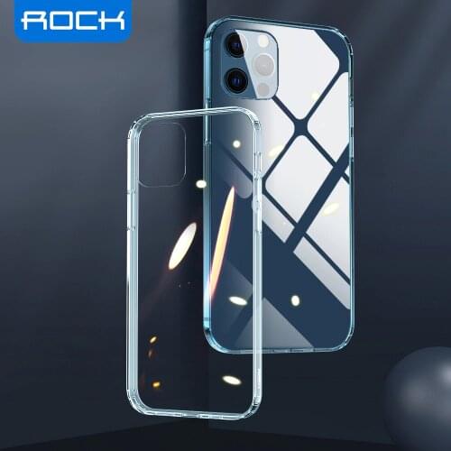 ROCK Clear Case for iPhone 12 Mini 12 Pro Max Back Cover Luxury Ultra Thin Soft TPU Silicone Case for iPhone 11 Pro Fundas Coque