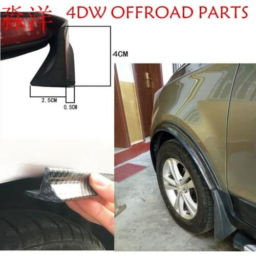L150CM*W3.7cm widen car rubber fender flare mudguard trim for 2 tires wheel arch fender flare fit for Nissan X-TRAIL
