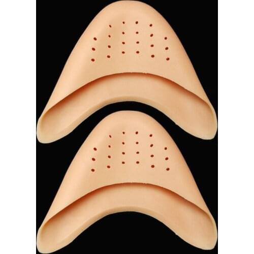 Silicone ballet toe cap toe forefoot pressure relief shock absorption high heel protective cover