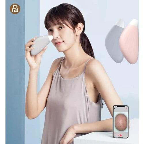 Xiaomi Meishi Smart Visible Blackhead Remover Pore Cleaner Vacuum Suction Deep Facial Cleansing Machine For Women Man Skin Care
