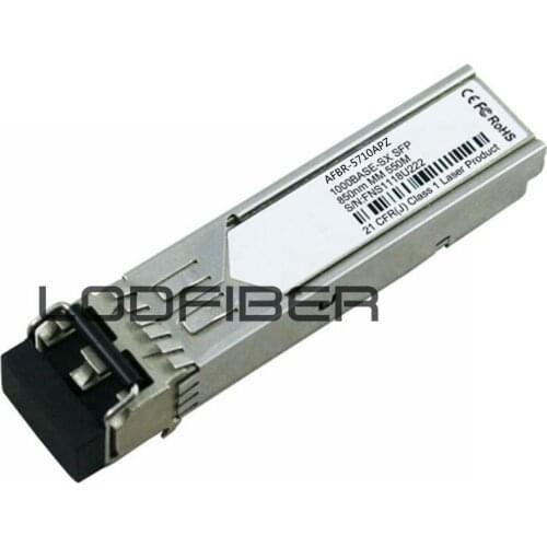 LODFIBER AFBR-5710APZ A-v-a-g-o Compatible 1000BASE-SX SFP 850nm 550m IND Transceiver