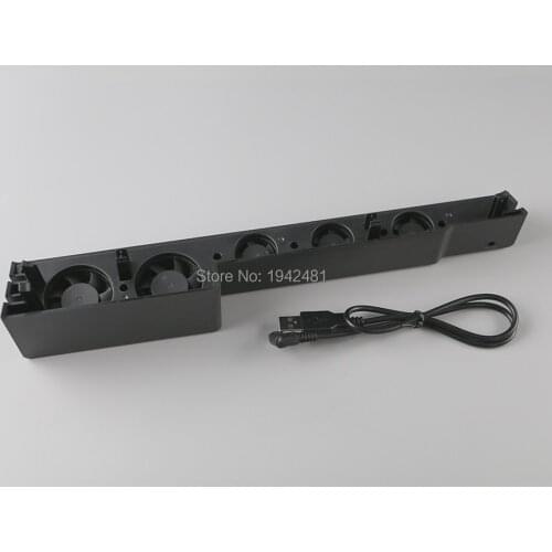 OCGAME 12pcs/lot Cooler Fan USB External 5-Fan Super Turbo Temperature Control Cooling Fan For PS4 Playstation 4 Pro Console