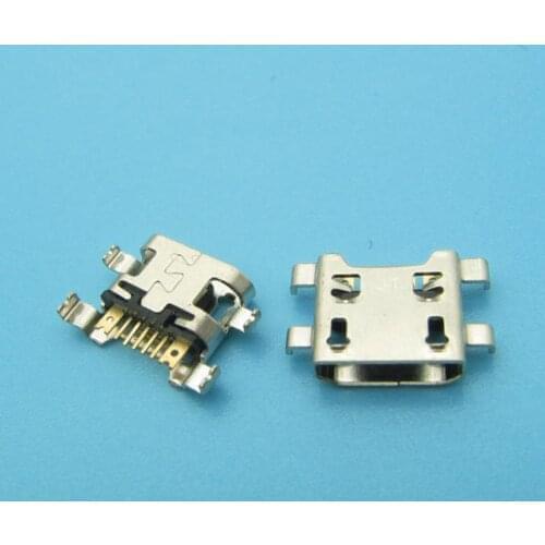 20-100pcs original micro mini usb jack 7pin 7p connector USB Charger port Charging Dock Socket Replacement