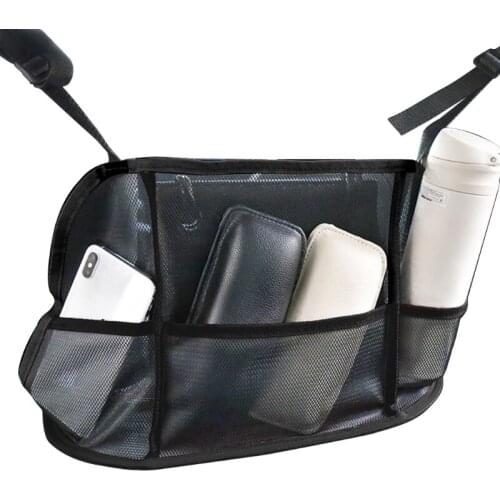 3-Layer Car Mesh Organizer Car Net Pocket Handbag Holder Seat Back Net Bag Handbag Holder for Car Seat Storage Mesh Organizer