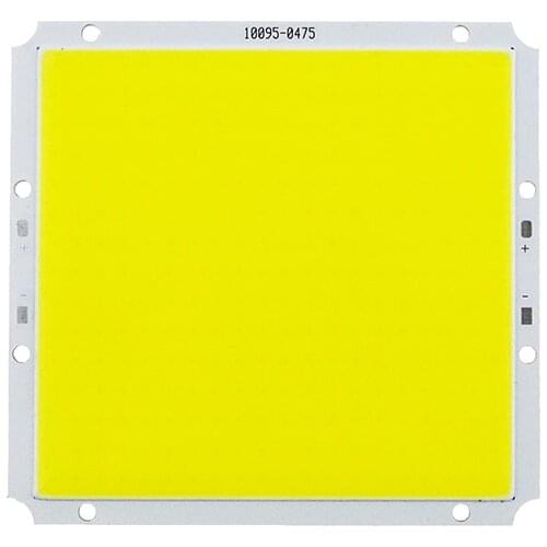 40W COB LED Lamp Square Light Bulb 12V 3000-4000LM Pure White for Lamp source Chip DIY 100x95MM home lighting Ultra Bright 1pc