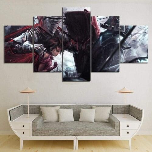 5 Piece Wall Art Canvas Prints Anime Manga Figure Rider Posters And Pictures Modern Home Decor Living Room Decoration Paintings
