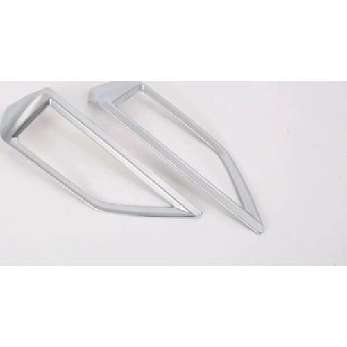 Car Styling AC Air Conditioning Outlet Vent Frame Cover Trim ABS For Subaru Forester 2019 2020 Car Accessories Auto Parts 2pcs