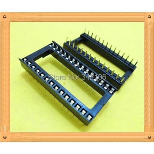 Free Shipping!!! 10pcs 28P seat wide-body chip IC 28 pin IC socket holder and ISD4004 and ISD1700 series chip with