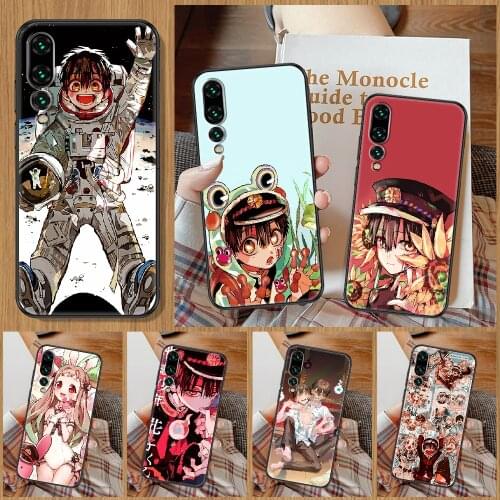 Anime Hanako Kun Phone Case For Huawei P Mate P10 P20 P30 P40 10 20 Smart Z Pro Lite black pretty prime silicone cell cover
