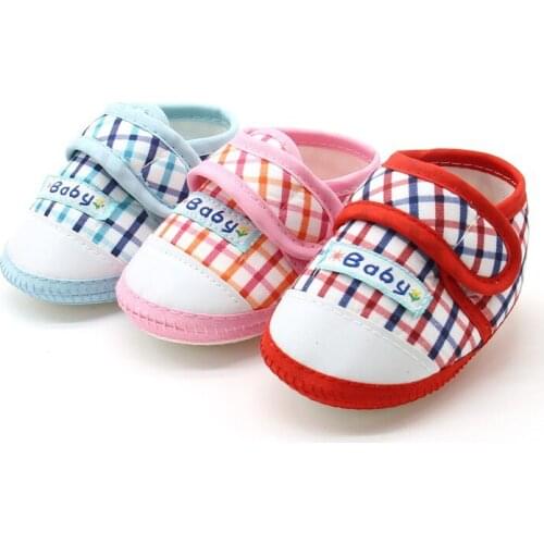 Spring Baby Shoes First Walkers Toddler Girls Boys Shoes Newborn Cotton Crib Shoe Soft Bottom Anti-Slip Shoes