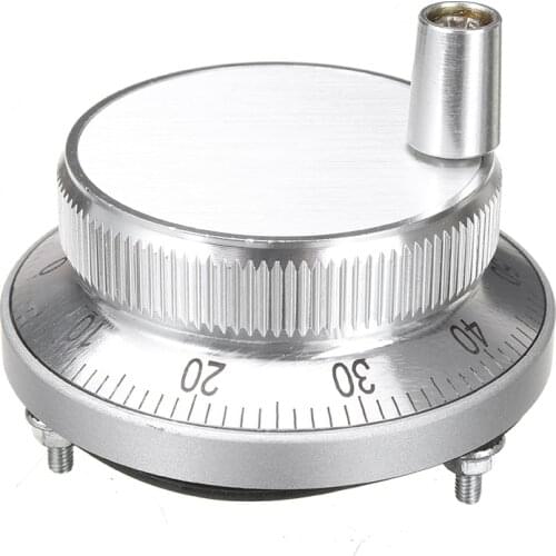 Handwheel Pulse Encoder CNC Pulser Handwheel 5V 6Terminal Manual Pulse Generator 60mm Machine Rotary Encoder