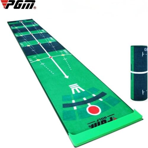 PGM Indoor Golf Training Mat Golf Clubs Golf Putting Hitting Training Tools Practice Carpet 0.5*3M TL018