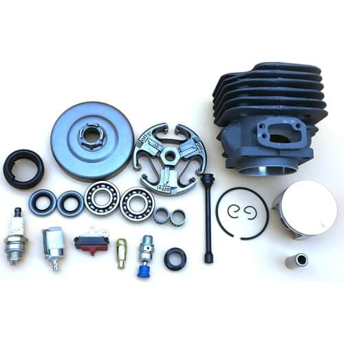HUNDURE 52MM Cylinder Piston Clutch Chain Sprocket Kit For HUSQVARNA 268 272 272K 272XP Chainsaw Engine Motor Parts 503758172