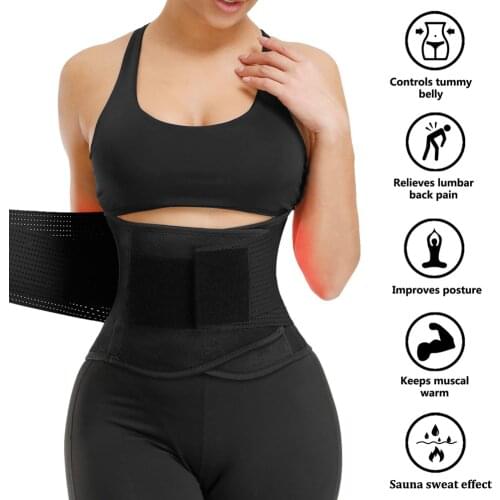 Waist Trainer Neoprene Sweat Shapewear Body Shaper Women Slimming Sheath Belly Reducing Shaper Workout Trimmer Belt Corset