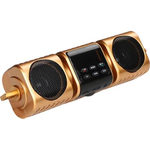 Motorcycle Bluetooth Speaker Portable Waterproof Support TF Card AUX Hands-free Calling Motorbike Radio MP3 Music Player