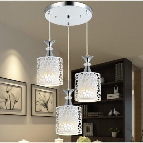 Nordic Modern LED Pendant Lights Fixtures iron Hanging Pendant Lamp Home Decoration for Dining Room Bedroom Shop Bar WJ11